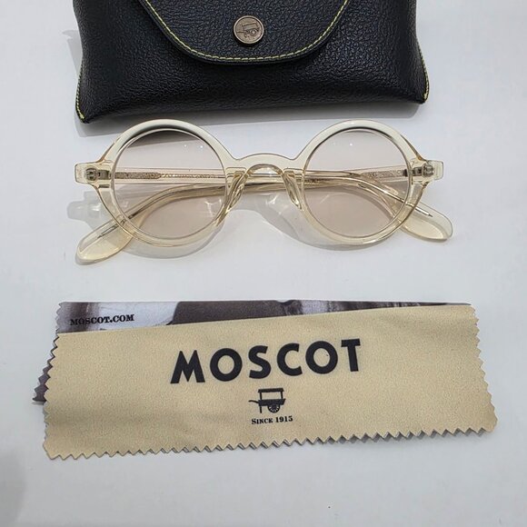 メガネ MOSCOT Moscot - OR-ZOL-O ZOLMAN - 0600 01 flesh demo lenses MOSCOT Moscot - OR-ZOL-O ZOLMAN - 0600 01 flesh demo lenses
